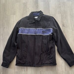 Quiksilver Black and purple jacket